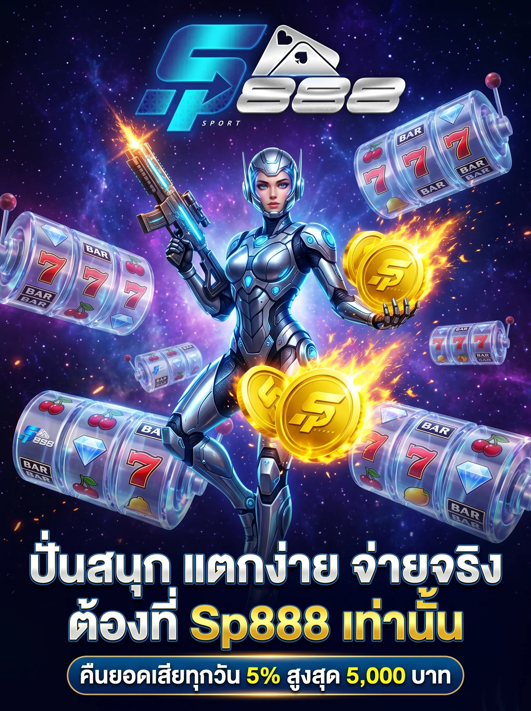 Sp888 สล็อตเว็บตรง รวมเกมแตกง่ายและโปรโมชั่นคืนยอดเสีย